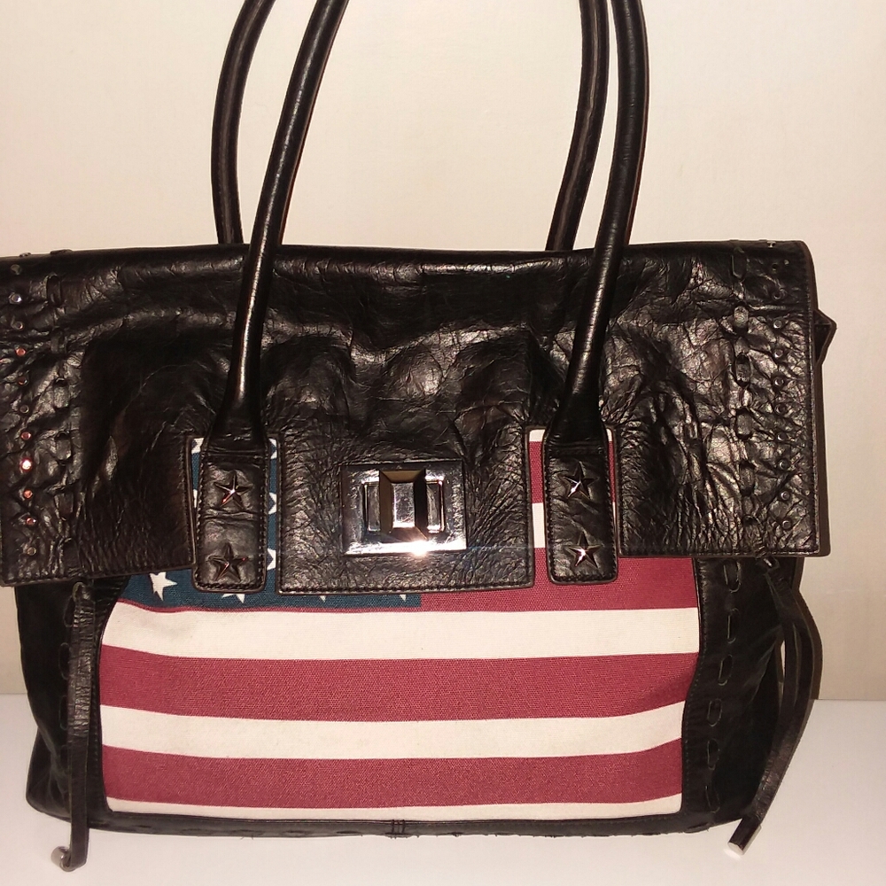 Aimee Kestenberg flag satchel